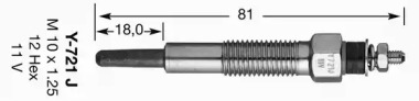 Свеча накаливания (NGK: 6919)